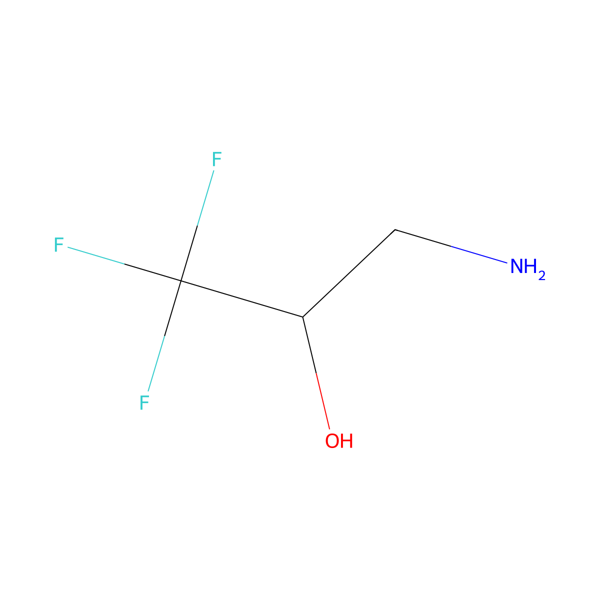 (2R)-3-amino-1,1,1-trifluoropropan-2-ol molecular structure, CAS 1217730-60-3