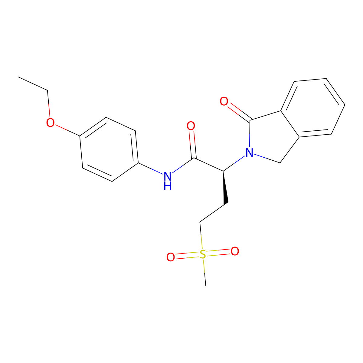 N-(4-Ethoxyphenyl)-4-methanesulfonyl-2-(1-oxo-2,3-dihydro-1H-isoindol-2-YL)butanamide molecular structure, CAS 1217740-03-8