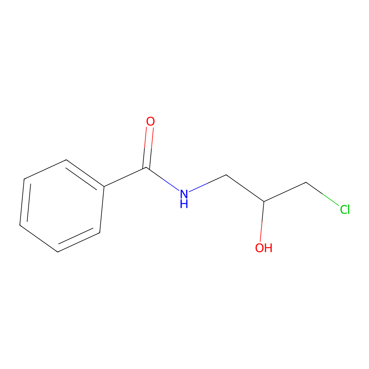 N-[(2S)-3-chloro-2-hydroxypropyl]benzamide molecular structure, CAS 1217772-28-5