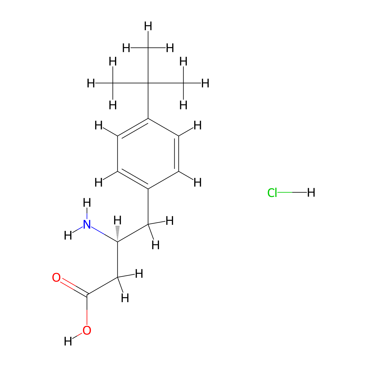 (S)-3-Amino-4-(4-(tert-butyl)phenyl)butanoic acid hydrochloride molecular structure, CAS 1217789-95-1