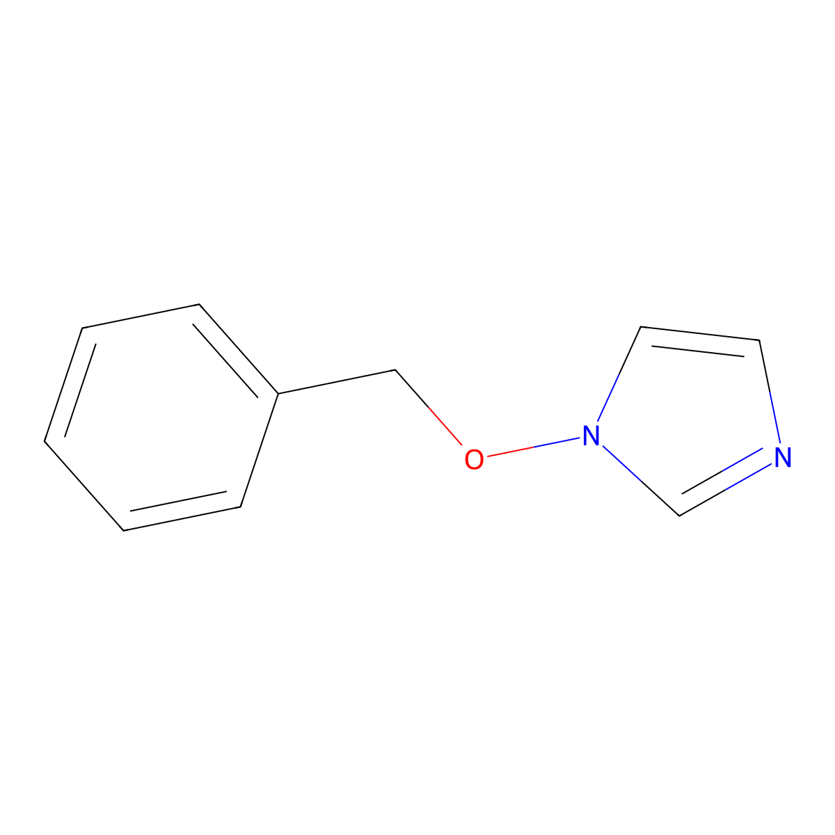 1-(benzyloxy)-1H-imidazole molecular structure, CAS 121779-19-9