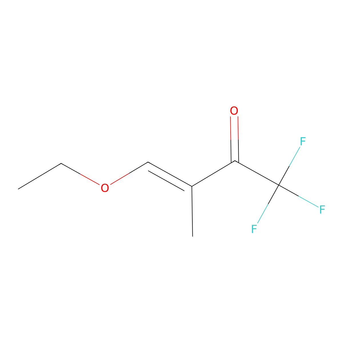 (3E)-4-ethoxy-1,1,1-trifluoro-3-methylbut-3-en-2-one molecular structure, CAS 121781-56-4