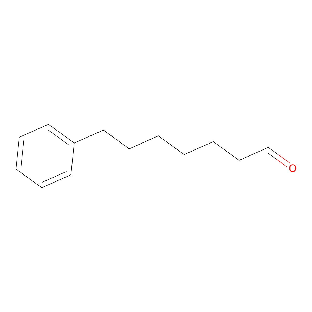 7-Phenylheptanal molecular structure, CAS 121784-15-4