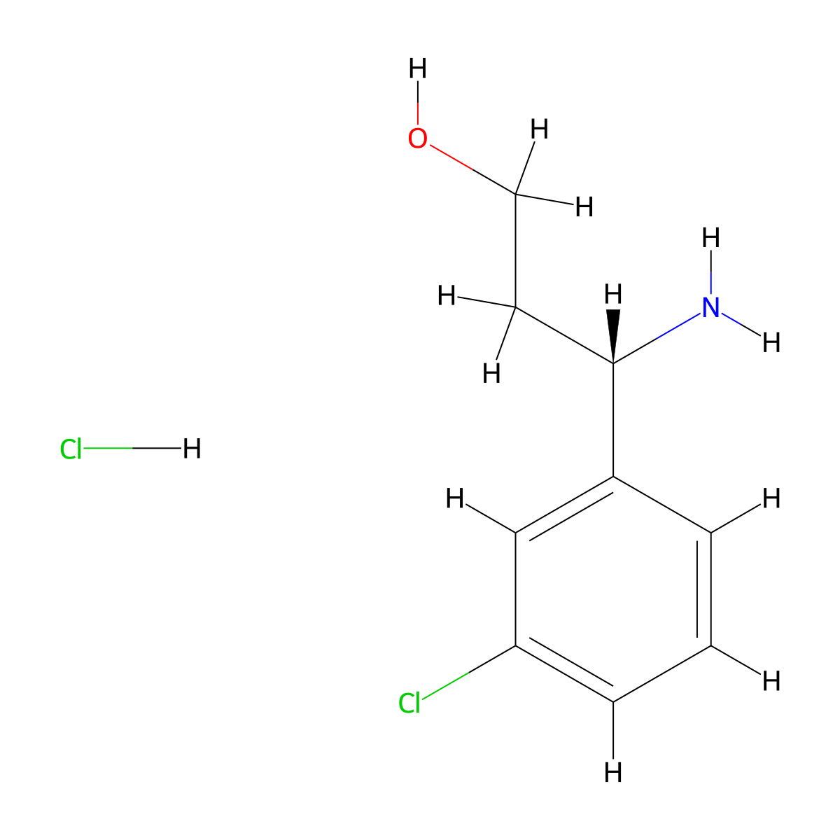 (S)-3-(3-Chlorophenyl)-beta-alaninol hcl molecular structure, CAS 1217859-58-9