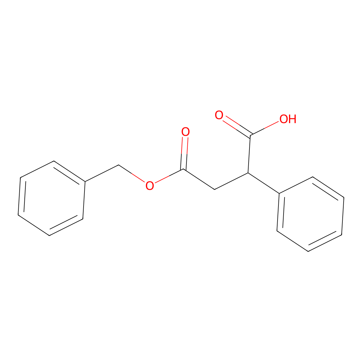 (S)-2-phenyl-succinic acid 4-benzyl ester molecular structure, CAS 1217860-85-9