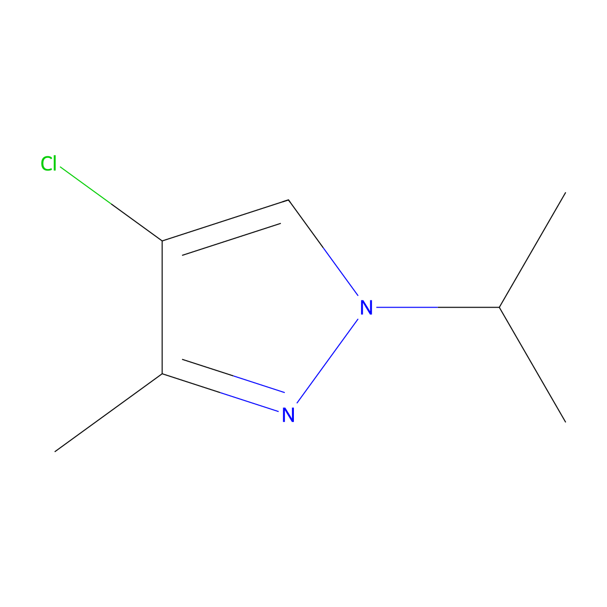4-Chloro-1-isopropyl-3-methyl-1H-pyrazole molecular structure, CAS 1217862-27-5