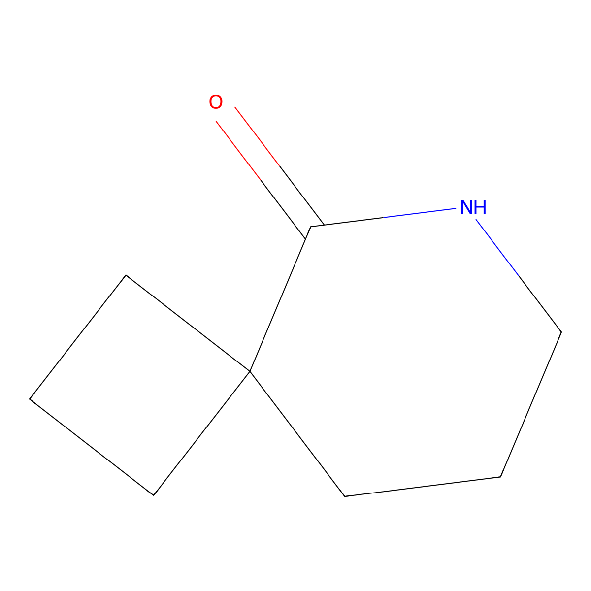 6-Azaspiro[3.5]nonan-5-one molecular structure, CAS 1217862-77-5