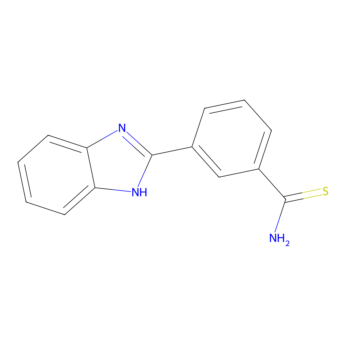 2-(3-Thiocarbamoylphenyl)benzimidazole molecular structure, CAS 1217863-37-0