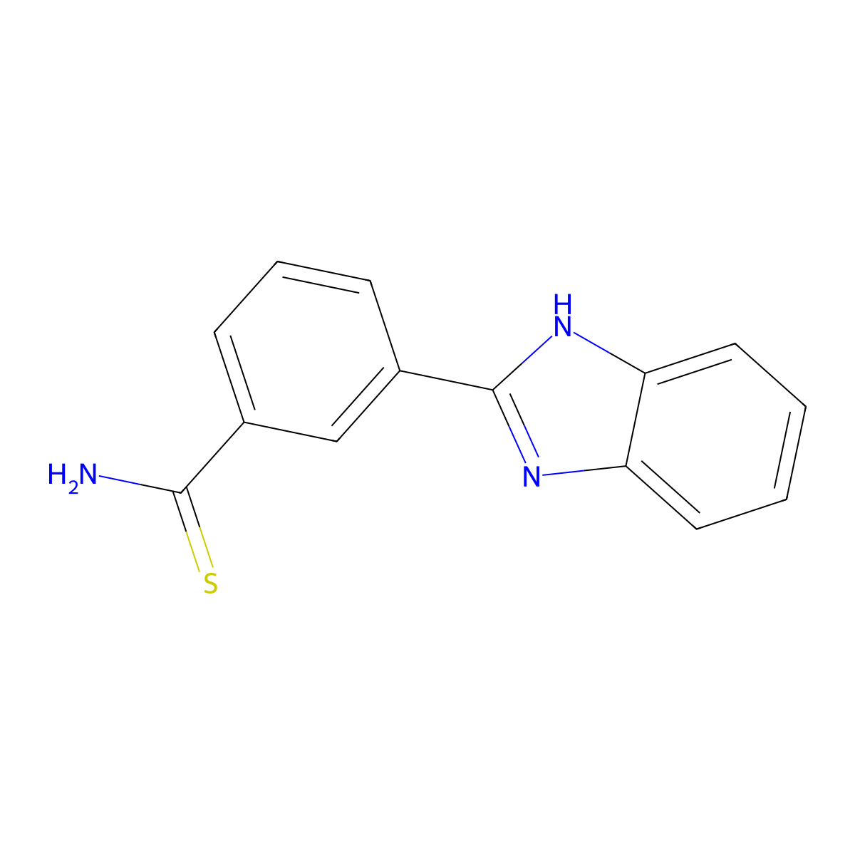 2-(3-Thiocarbamoylphenyl)benzimidazole molecular structure, CAS 1217863-37-0