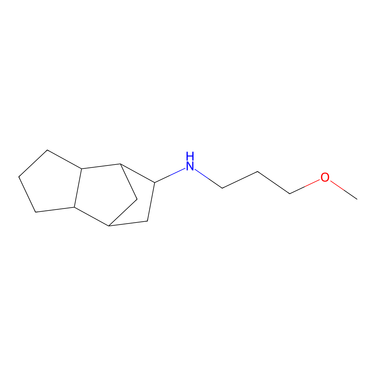 N-(3-methoxypropyl)tricyclo[5.2.1.0,2,6]decan-8-amine molecular structure, CAS 1218004-00-2