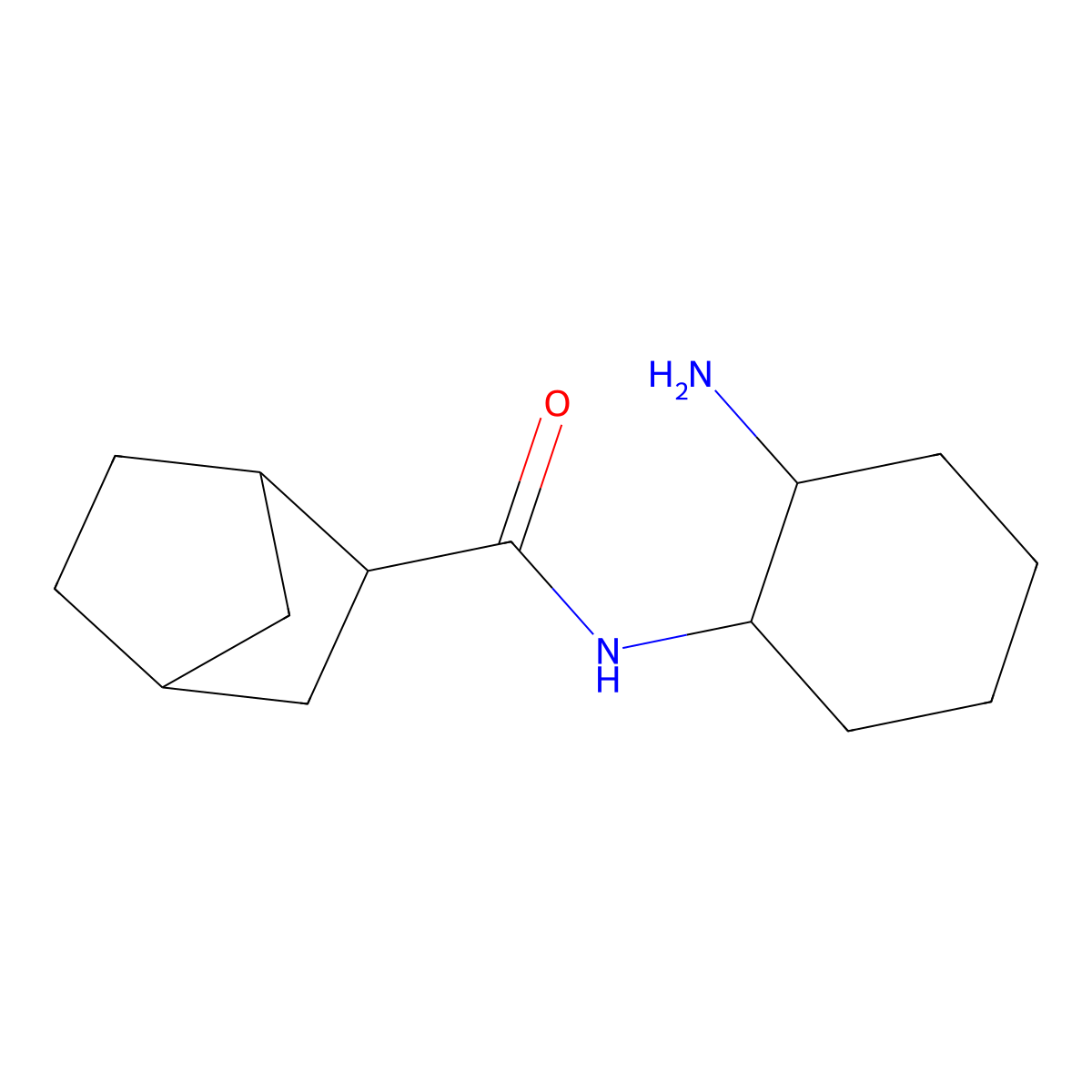 N-(2-Aminocyclohexyl)bicyclo[2.2.1]heptane-2-carboxamide molecular structure, CAS 1218031-02-7