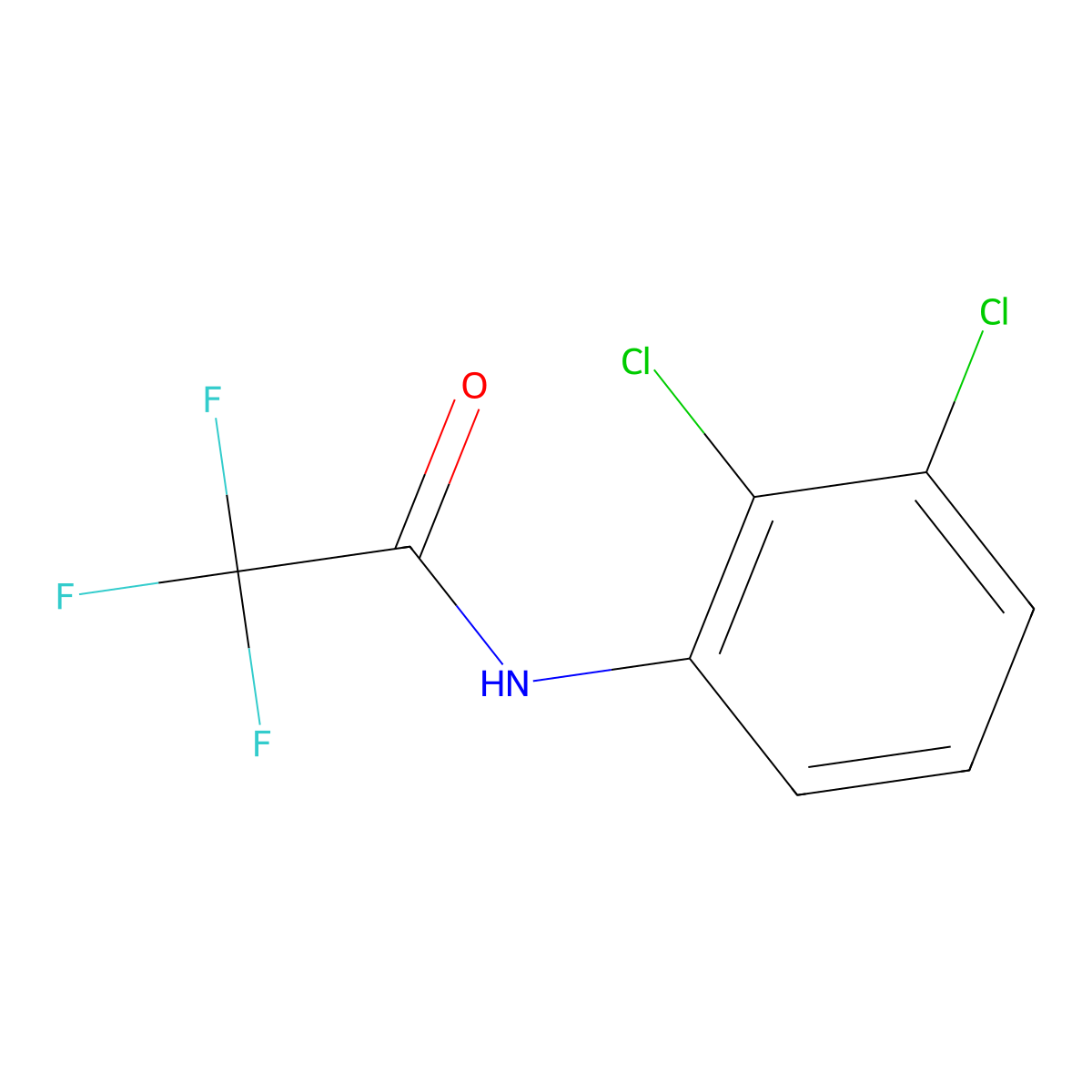 N-(2,3-dichlorophenyl)-2,2,2-trifluoroacetamide molecular structure, CAS 121806-48-2