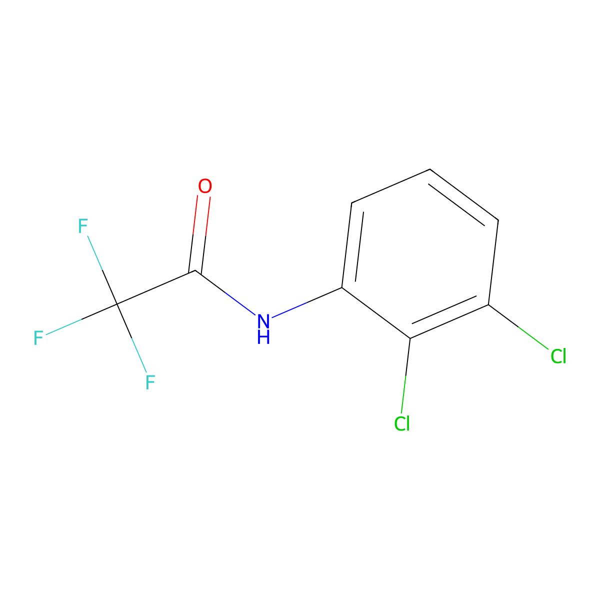 N-(2,3-dichlorophenyl)-2,2,2-trifluoroacetamide molecular structure, CAS 121806-48-2