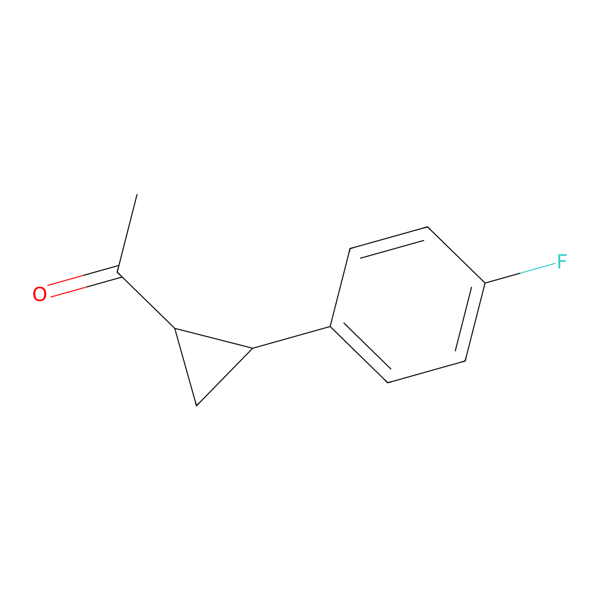 1-[(1R,2R)-2-(4-fluorophenyl)cyclopropyl]ethanone molecular structure, CAS 1218071-65-8