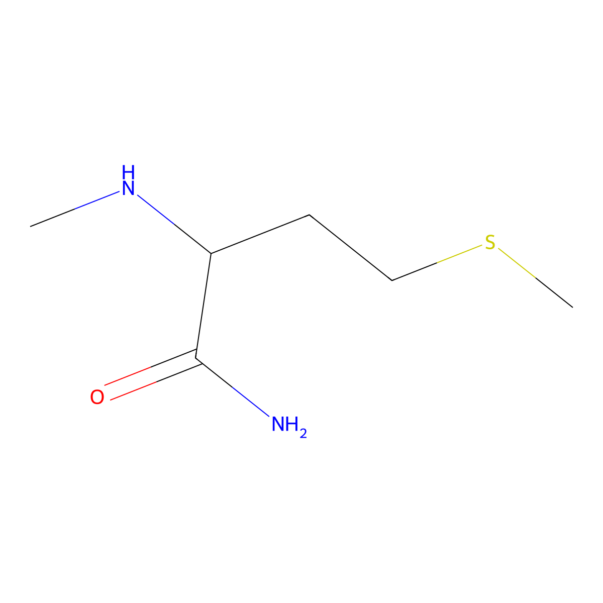 2-(Methylamino)-4-(methylsulfanyl)butanamide molecular structure, CAS 1218141-31-1