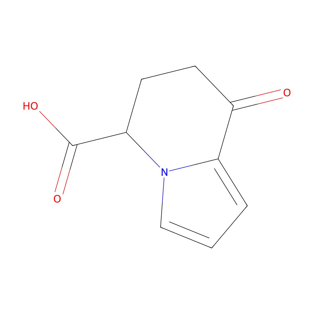8-Oxo-5,6,7,8-tetrahydroindolizine-5-carboxylic acid molecular structure, CAS 1218197-94-4