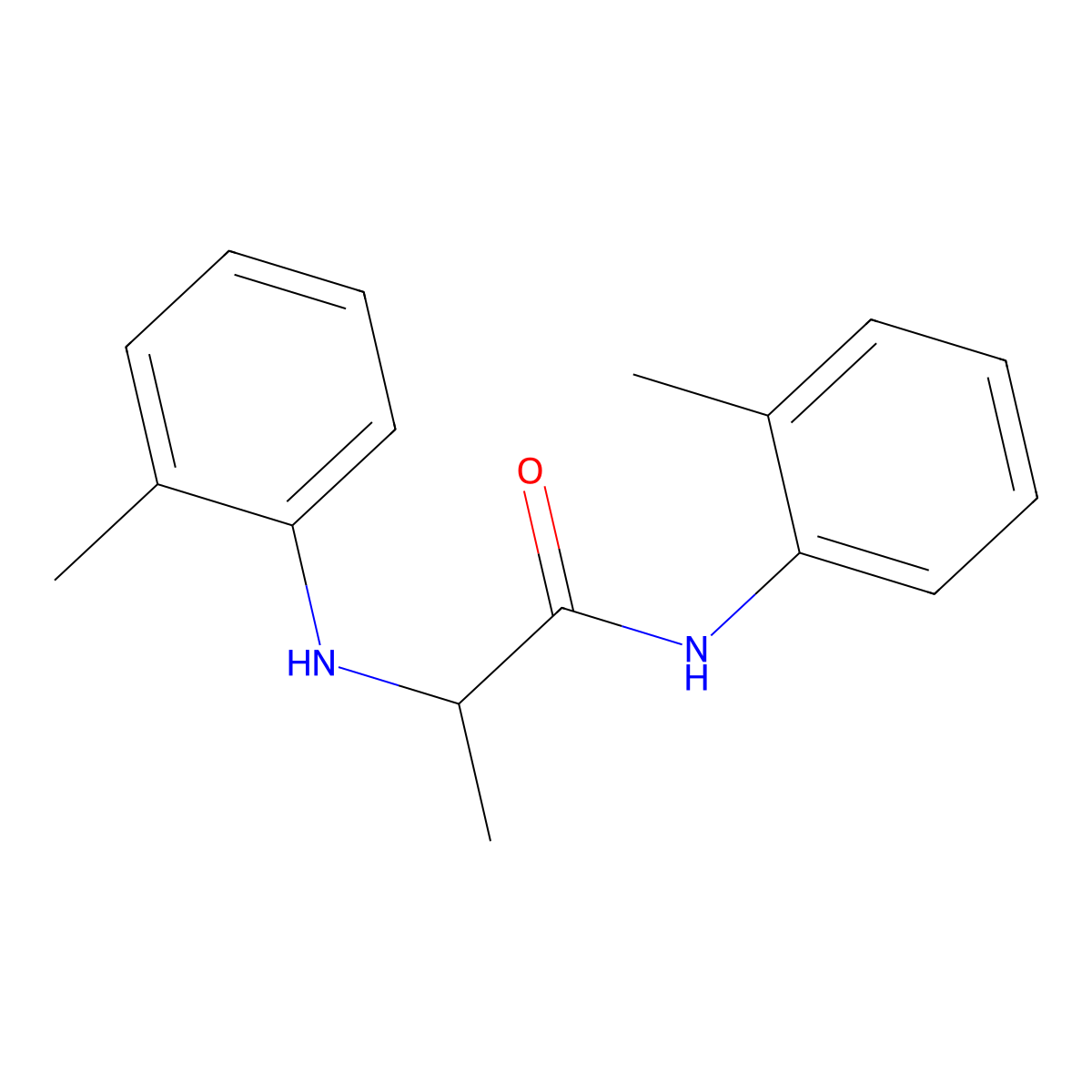 N-(o-Tolyl)-2-(o-tolylamino)propanamide molecular structure, CAS 1218227-75-8
