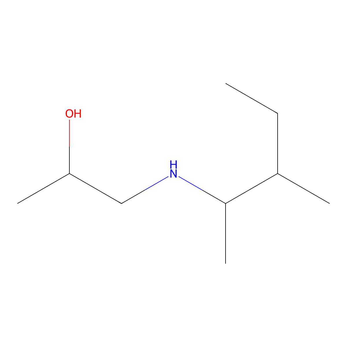 1-[(3-Methylpentan-2-yl)amino]propan-2-ol molecular structure, CAS 1218334-83-8