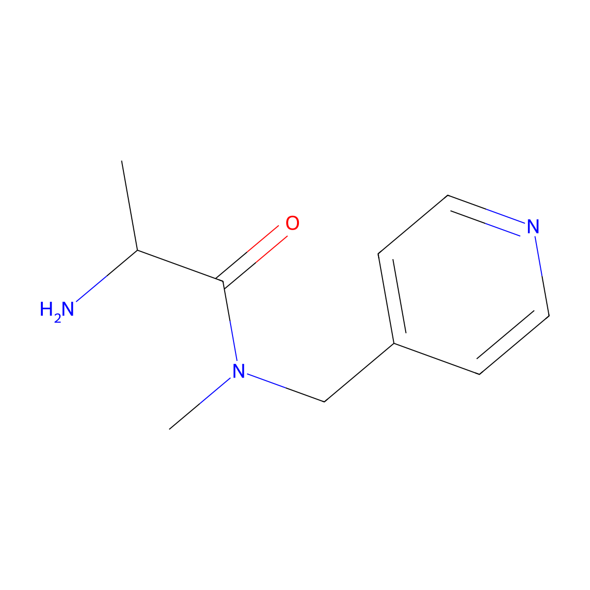 (S)-2-Amino-N-methyl-N-(pyridin-4-ylmethyl)propanamide molecular structure, CAS 1218487-08-1