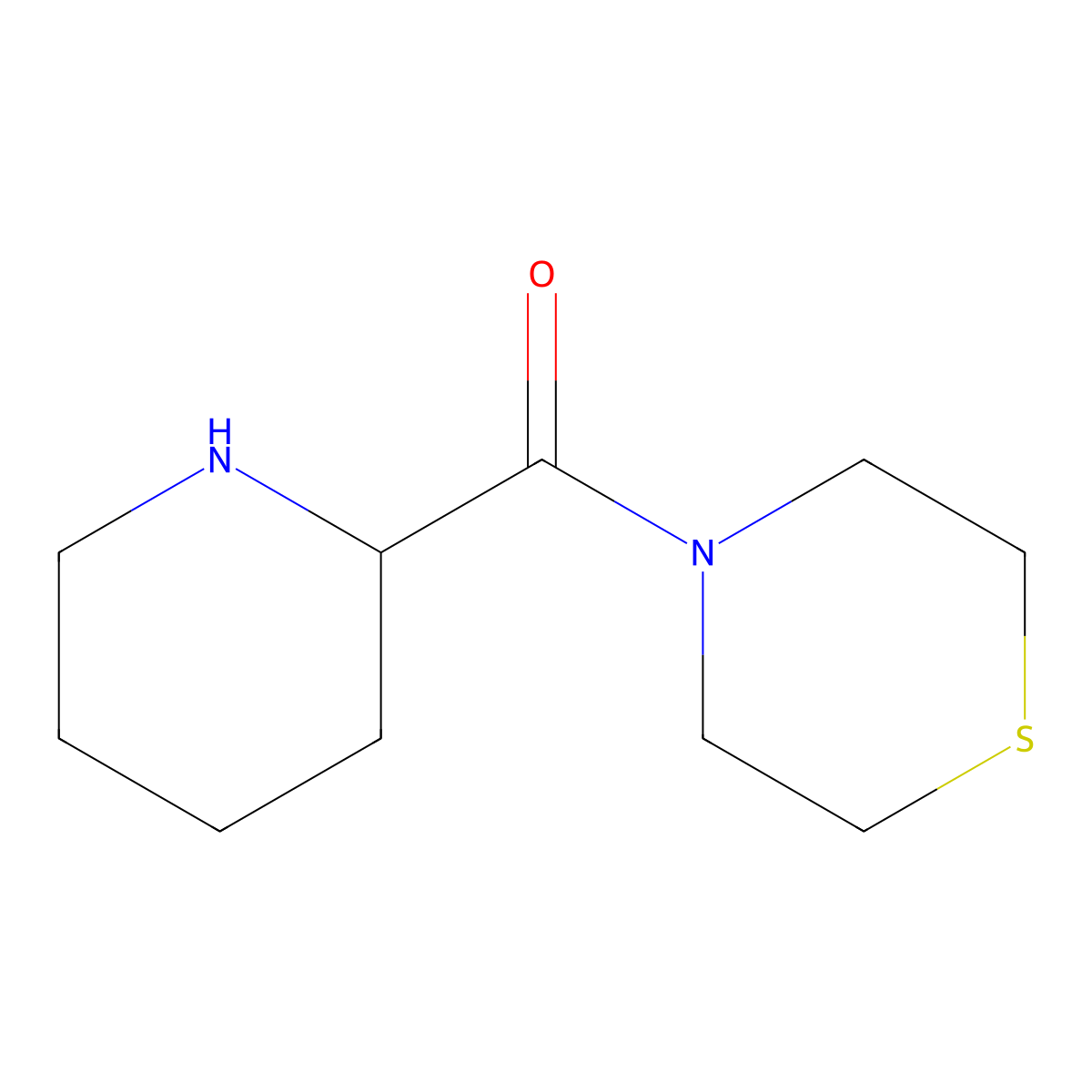 Piperidin-2-yl(thiomorpholin-4-yl)methanone molecular structure, CAS 1218531-53-3