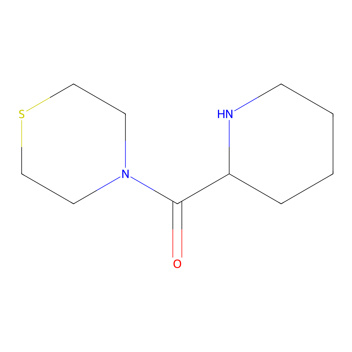 Piperidin-2-yl(thiomorpholin-4-yl)methanone molecular structure, CAS 1218531-53-3