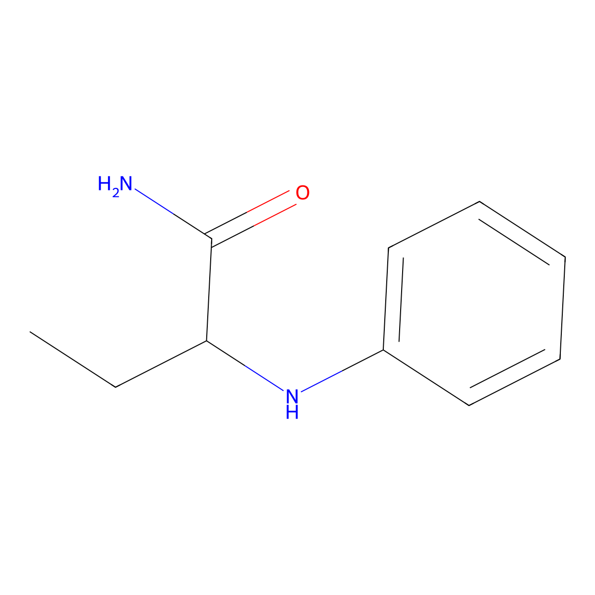 2-(Phenylamino)butanamide molecular structure, CAS 1218556-32-1