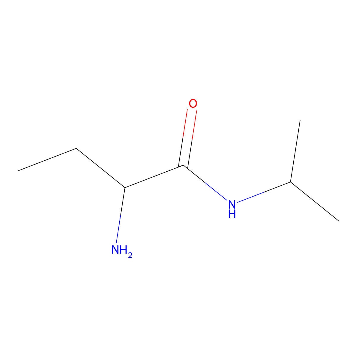 butanamide, 2-amino-N-(1-methylethyl)-, hydrochloride molecular structure, CAS 1218564-40-9