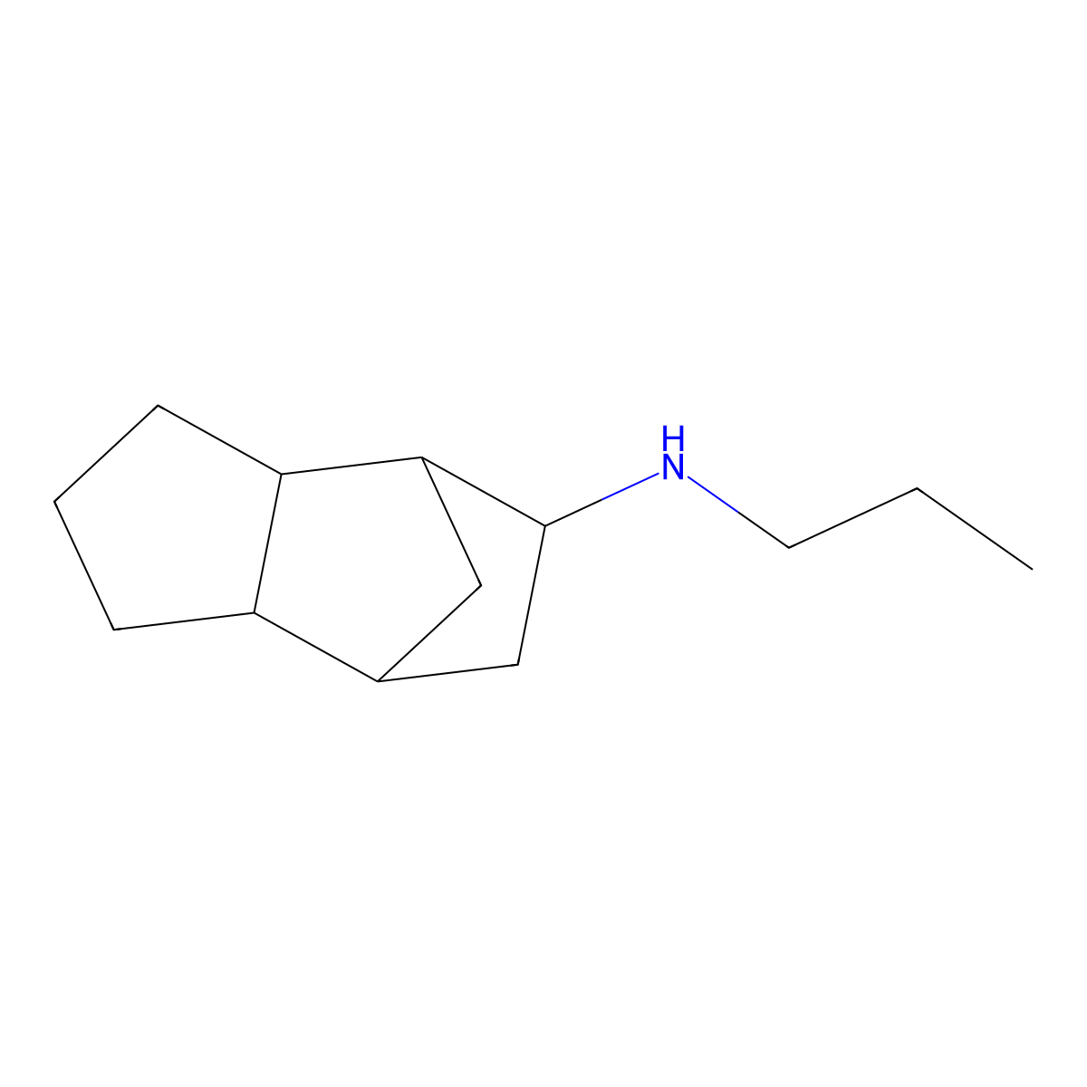 N-propyltricyclo[5.2.1.02,]decan-8-amine molecular structure, CAS 1218608-57-1