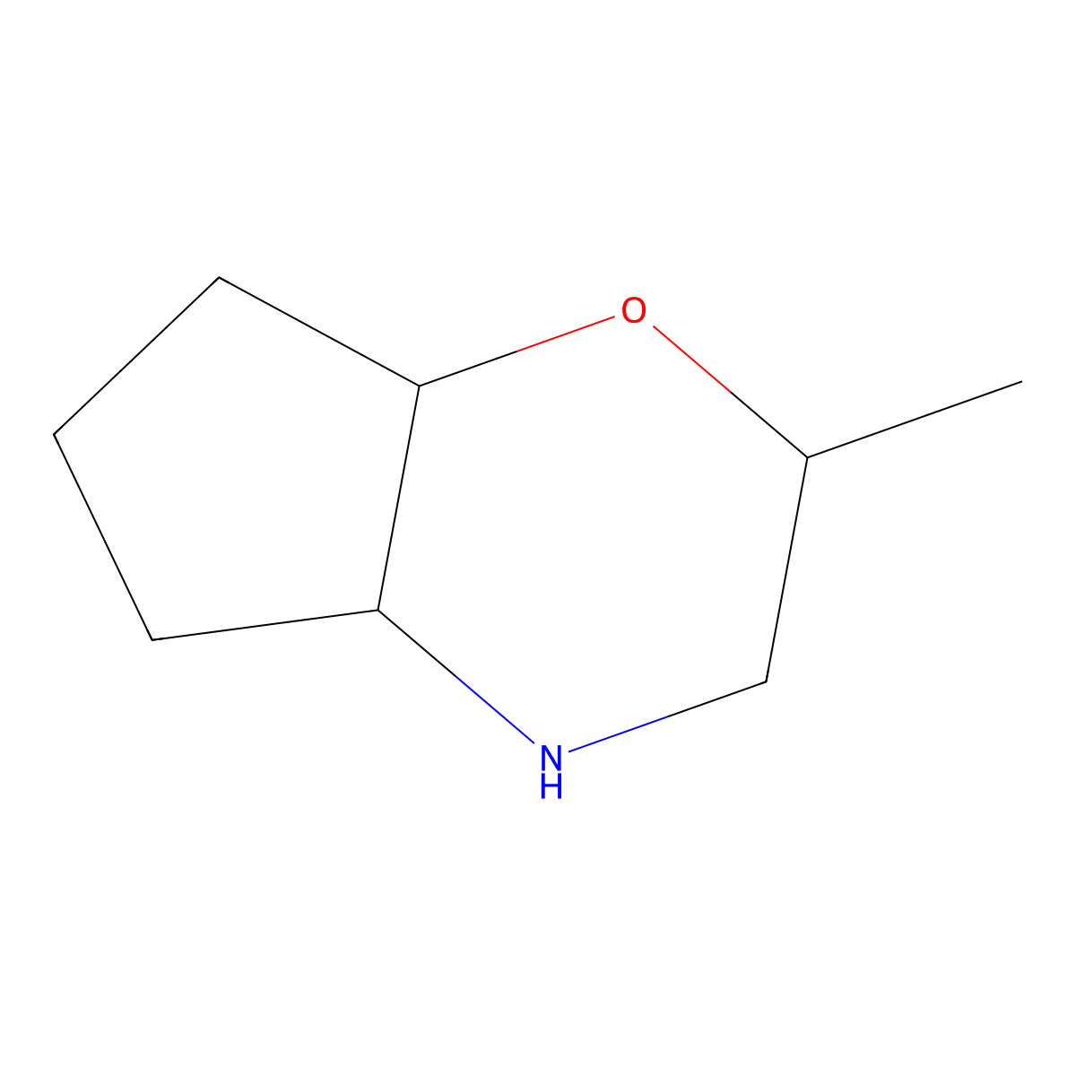 2-Methyloctahydrocyclopenta[b][1,4]oxazine molecular structure, CAS 1218620-51-9