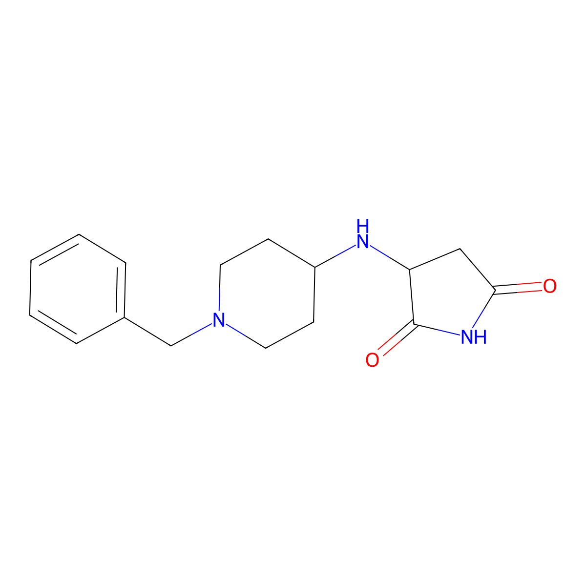 3-[(1-Benzylpiperidin-4-yl)amino]pyrrolidine-2,5-dione molecular structure, CAS 1218642-40-0