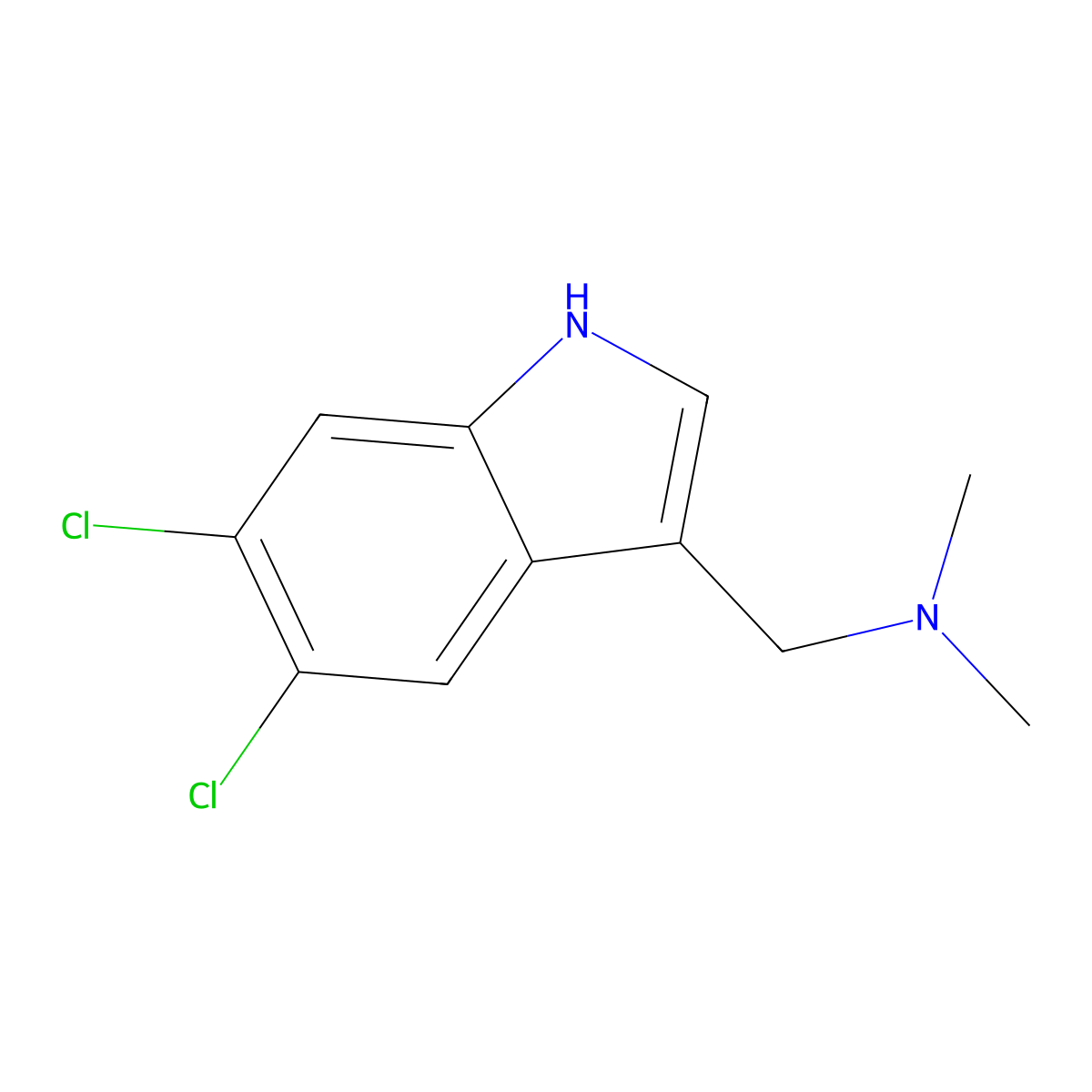 5,6-Dichlorogramine molecular structure, CAS 121872-64-8