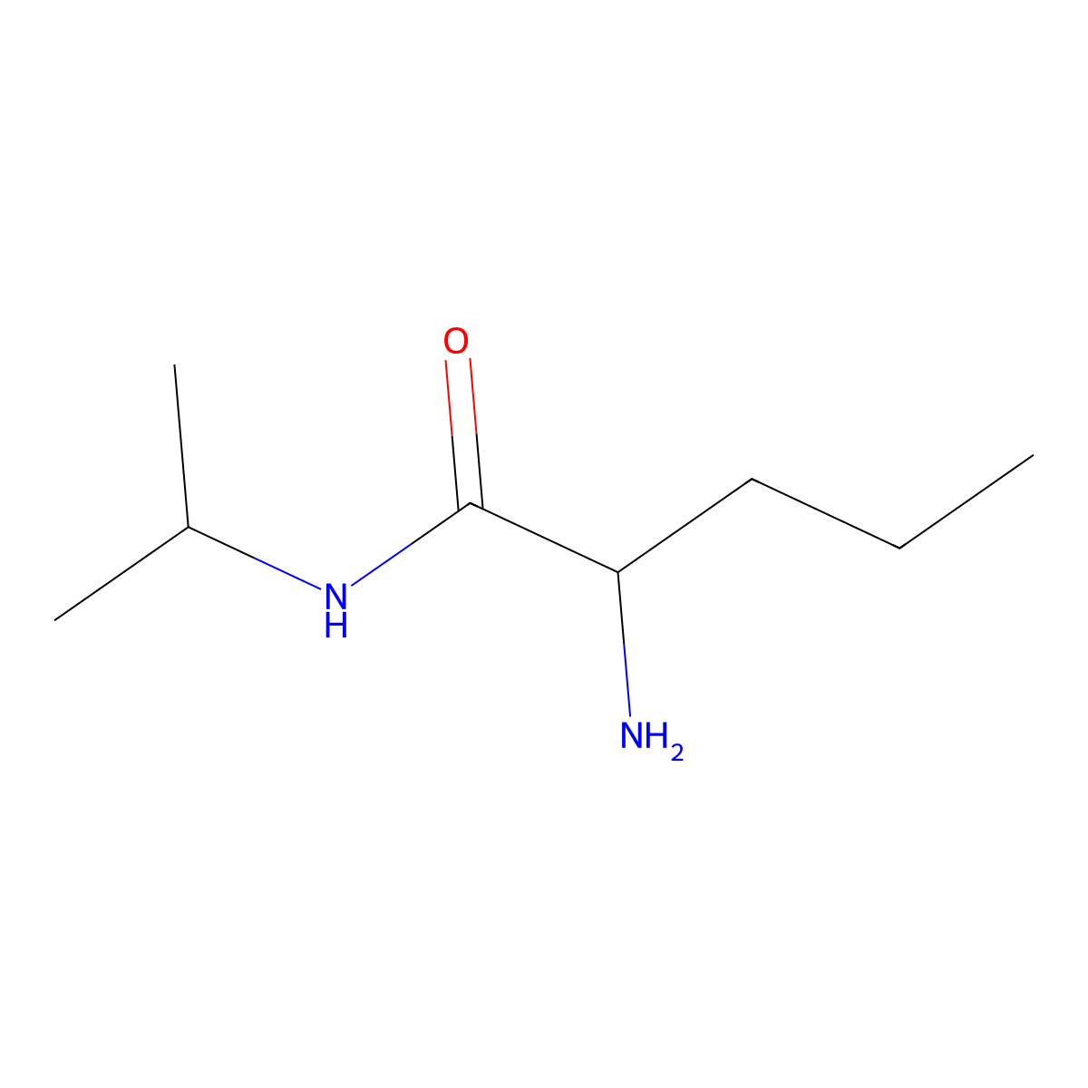 N~1~-isopropylnorvalinamide hydrochloride molecular structure, CAS 1218728-89-2