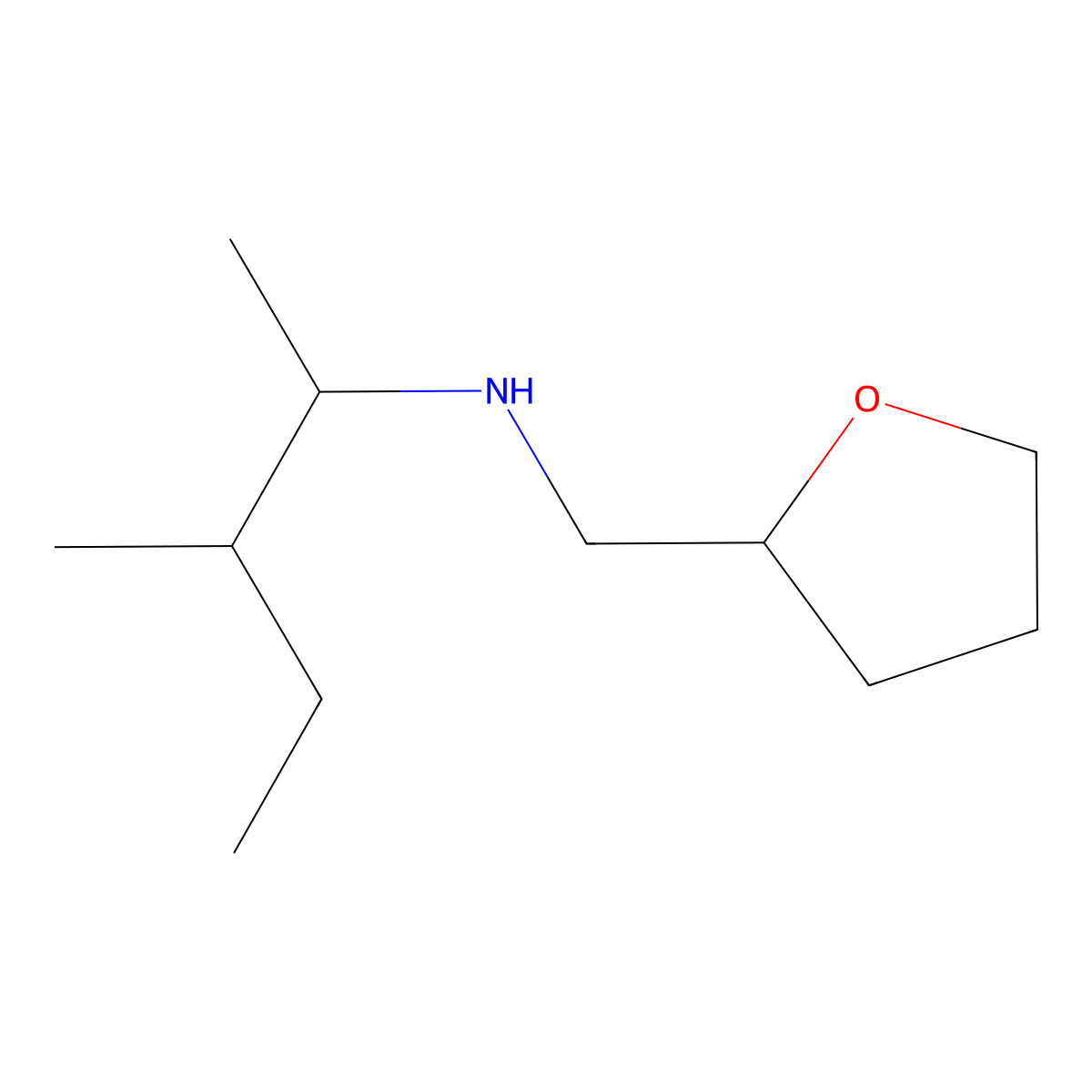 (3-Methylpentan-2-yl)[(oxolan-2-yl)methyl]amine molecular structure, CAS 1218733-66-4