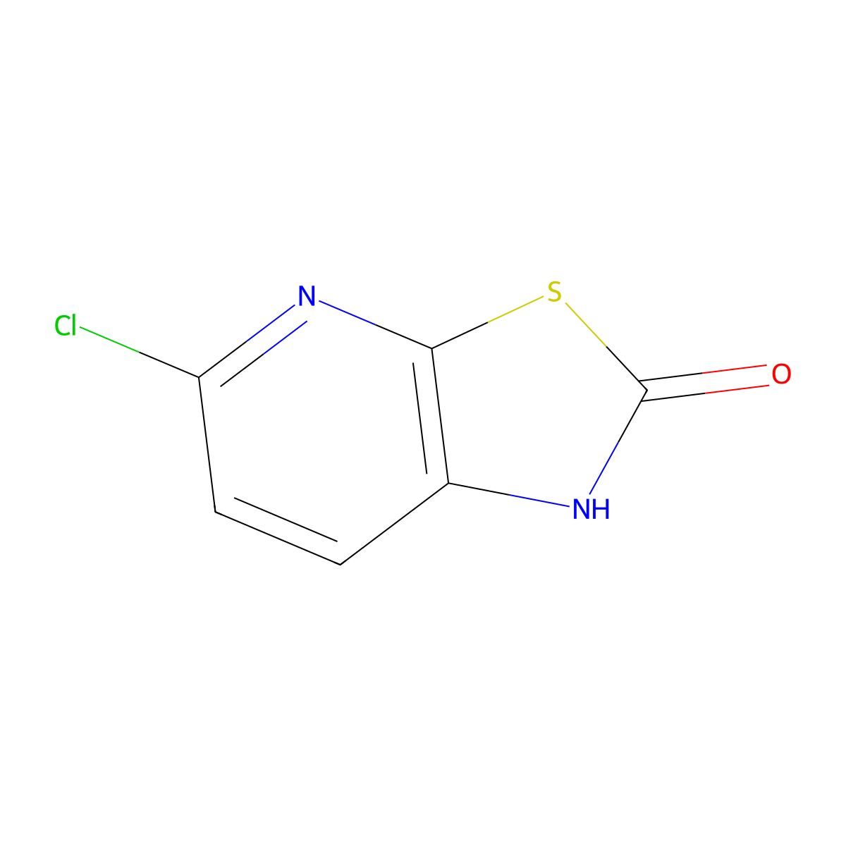 5-Chlorothiazolo[5,4-b]pyridin-2(1H)-one molecular structure, CAS 121879-69-4