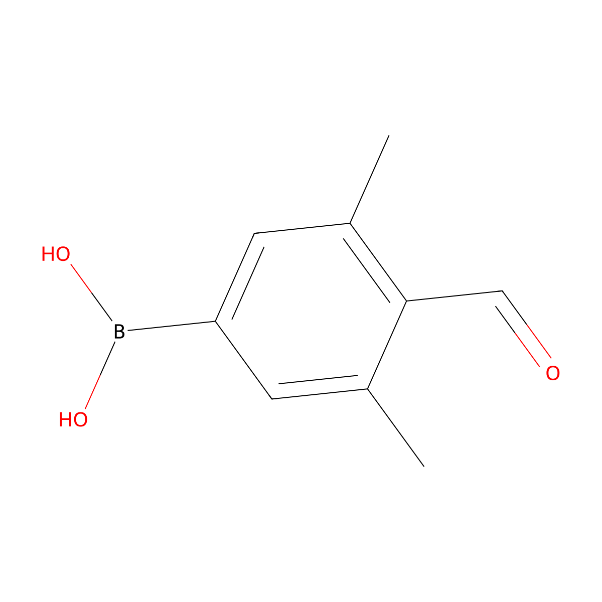 4-Formyl-3,5-dimethylphenylboronic acid molecular structure, CAS 1218790-71-6