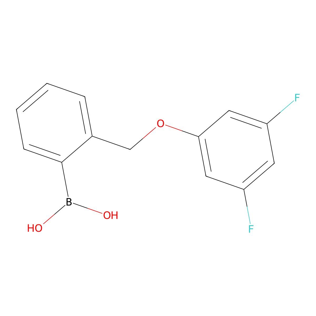 B-[2-[(3,5-Difluorophenoxy)methyl]phenyl]boronic acid molecular structure, CAS 1218790-92-1