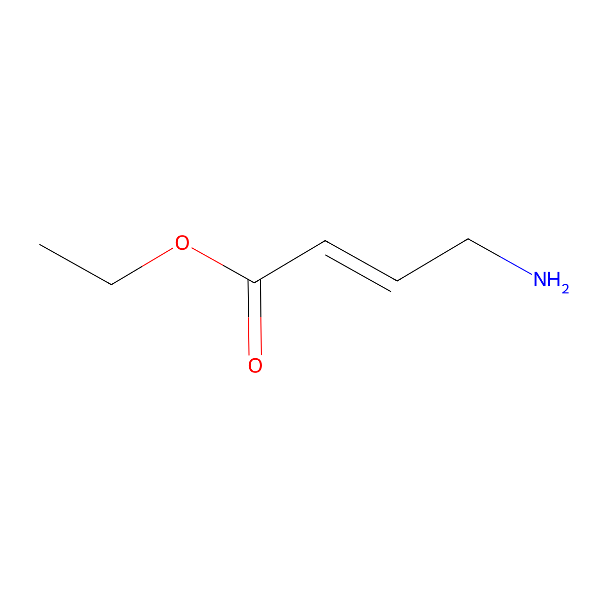 4-Amino-but-2-enoic acid ethyl ester molecular structure, CAS 1218810-52-6
