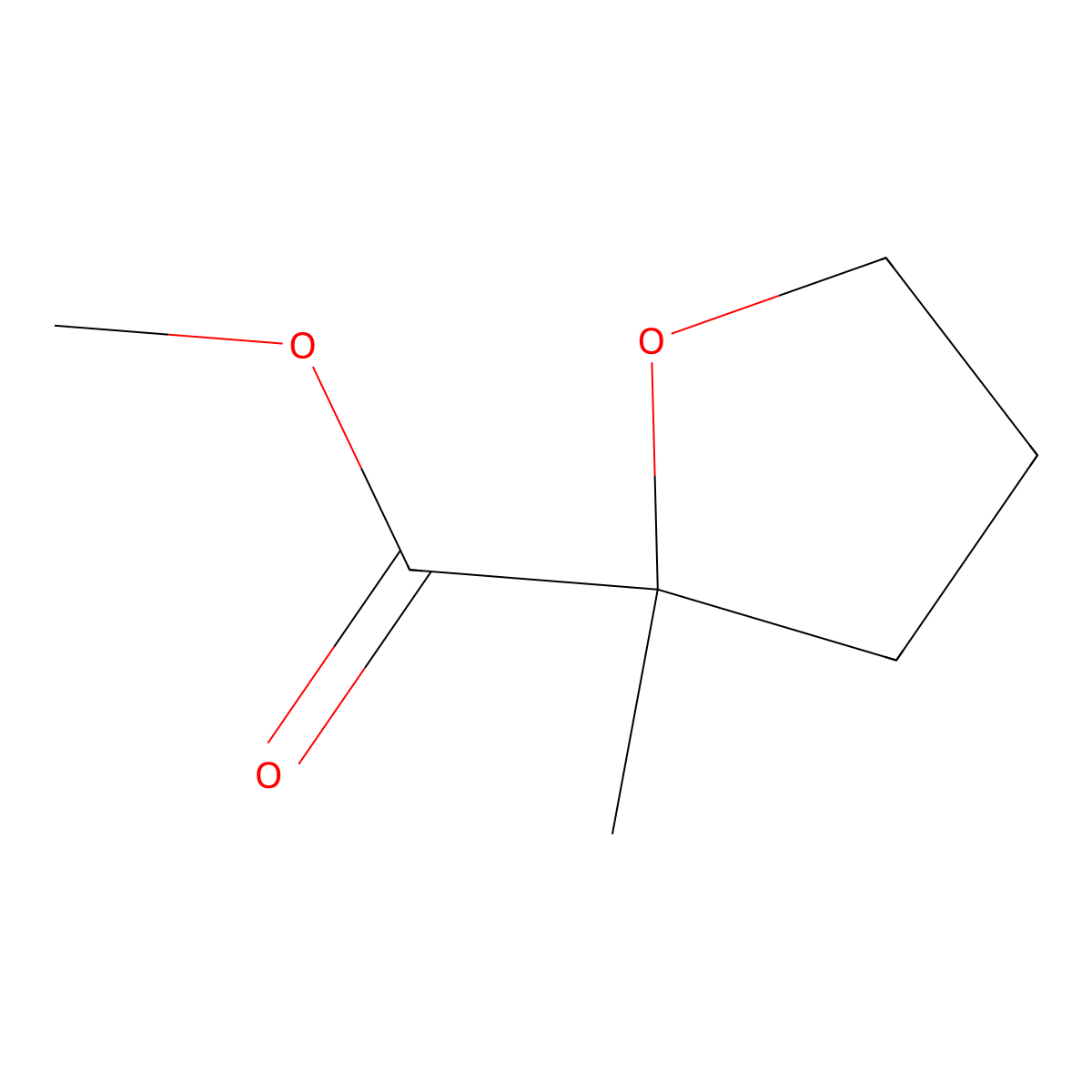 Methyl 2-Methyltetrahydrofuran-2-carboxylate molecular structure, CAS 1218915-91-3