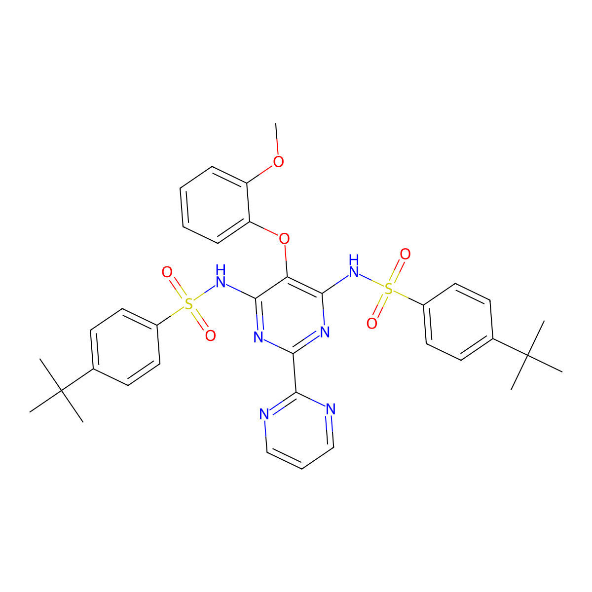 Bosentan Impurity 1 molecular structure, CAS 1218951-81-5