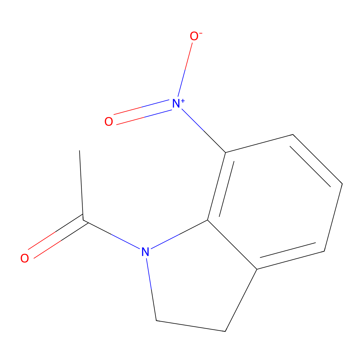 1-(7-Nitroindolin-1-yl)ethan-1-one molecular structure, CAS 121897-34-5
