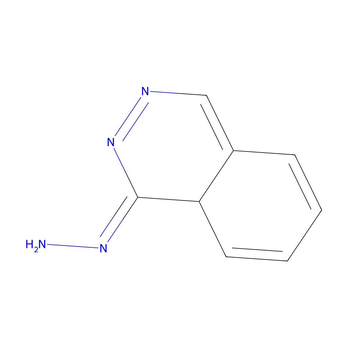(Z)-8aH-phthalazin-1-ylidenehydrazine molecular structure, CAS 1218990-95-4