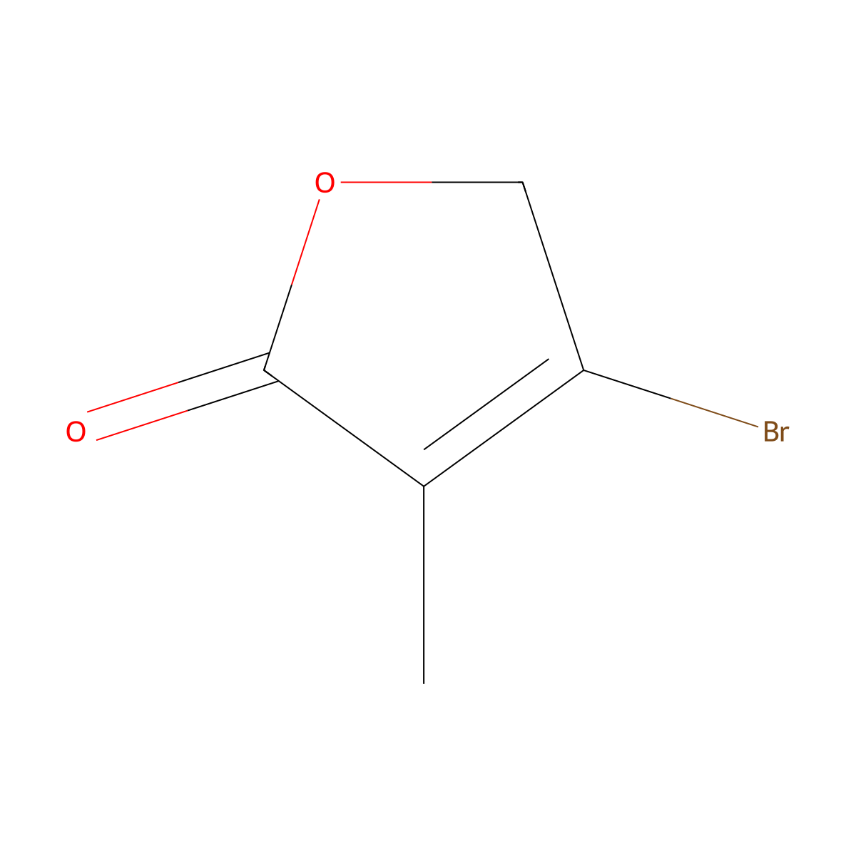 4-bromo-3-methylfuran-2(5H)-one molecular structure, CAS 121900-52-5