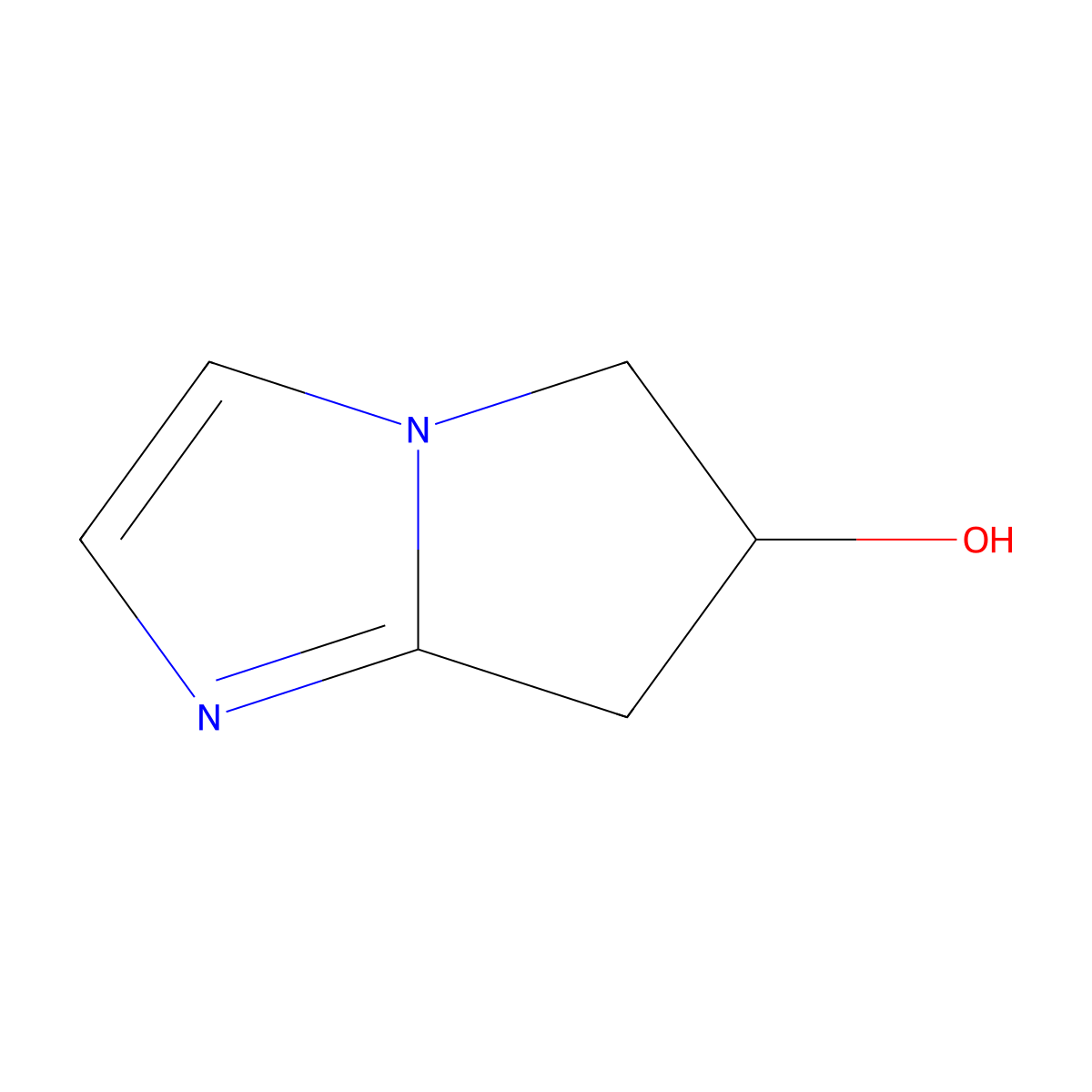 (S)-6,7-Dihydro-5H-pyrrolo[1,2-a]imidazol-6-ol molecular structure, CAS 1219019-23-4