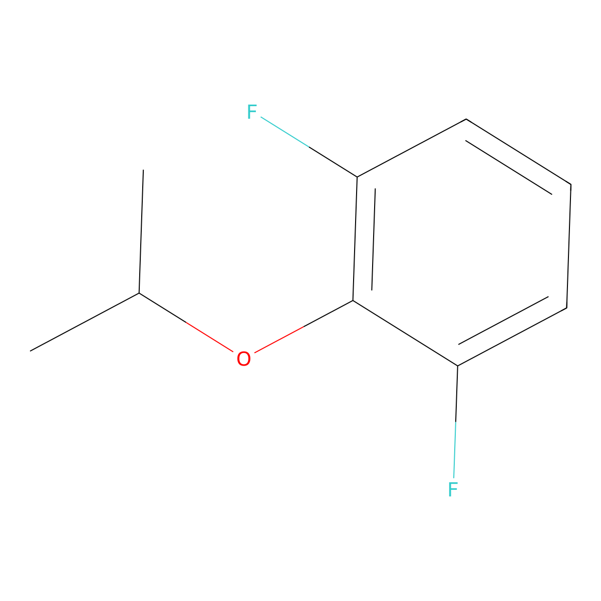 1,3-Difluoro-2-(1-methylethoxy)benzene molecular structure, CAS 1219020-68-4