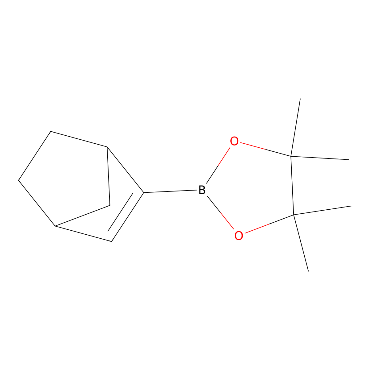 2-{Bicyclo[2.2.1]hept-2-en-2-yl}-4,4,5,5-tetramethyl-1,3,2-dioxaborolane molecular structure, CAS 1219021-46-1