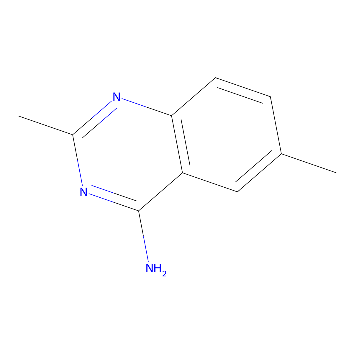 2,6-Dimethylquinazolin-4-amine molecular structure, CAS 1219036-96-0