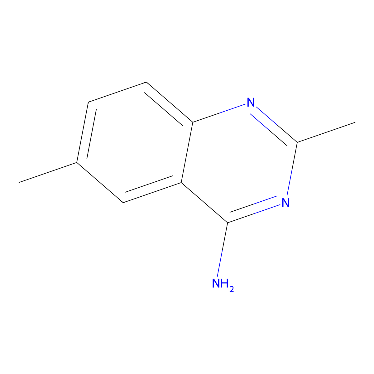 2,6-Dimethylquinazolin-4-amine molecular structure, CAS 1219036-96-0