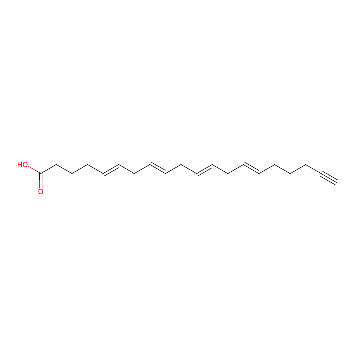 (5Z,8Z,11Z,14Z)-Icosa-5,8,11,14-tetraen-19-ynoic acid molecular structure, CAS 1219038-32-0