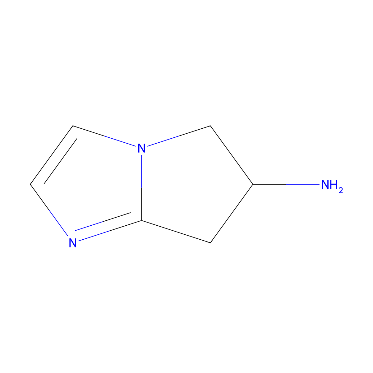 (S)-6,7-Dihydro-5h-pyrrolo[1,2-a]imidazol-6-amine molecular structure, CAS 1219079-33-0