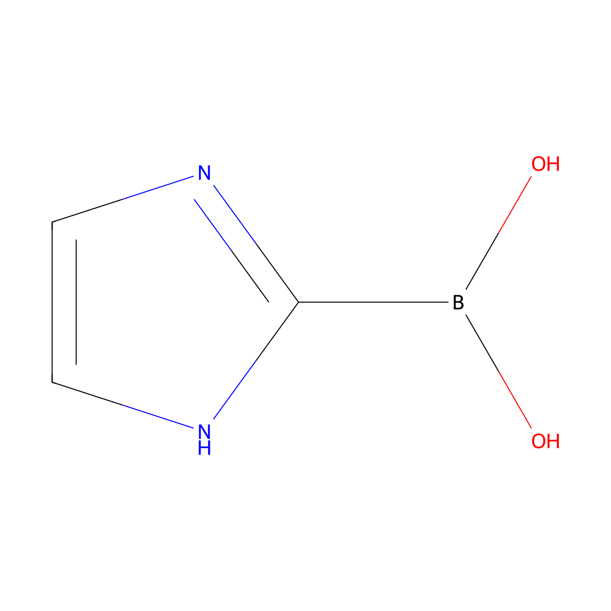 1H-imidazol-2-ylboronic acid molecular structure, CAS 1219080-61-1